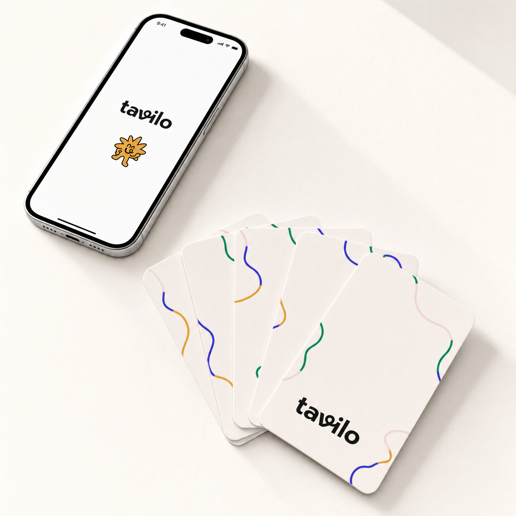 Tavilo Starter-Set – 5 wiederverwendbare Hörkarten für Kinder