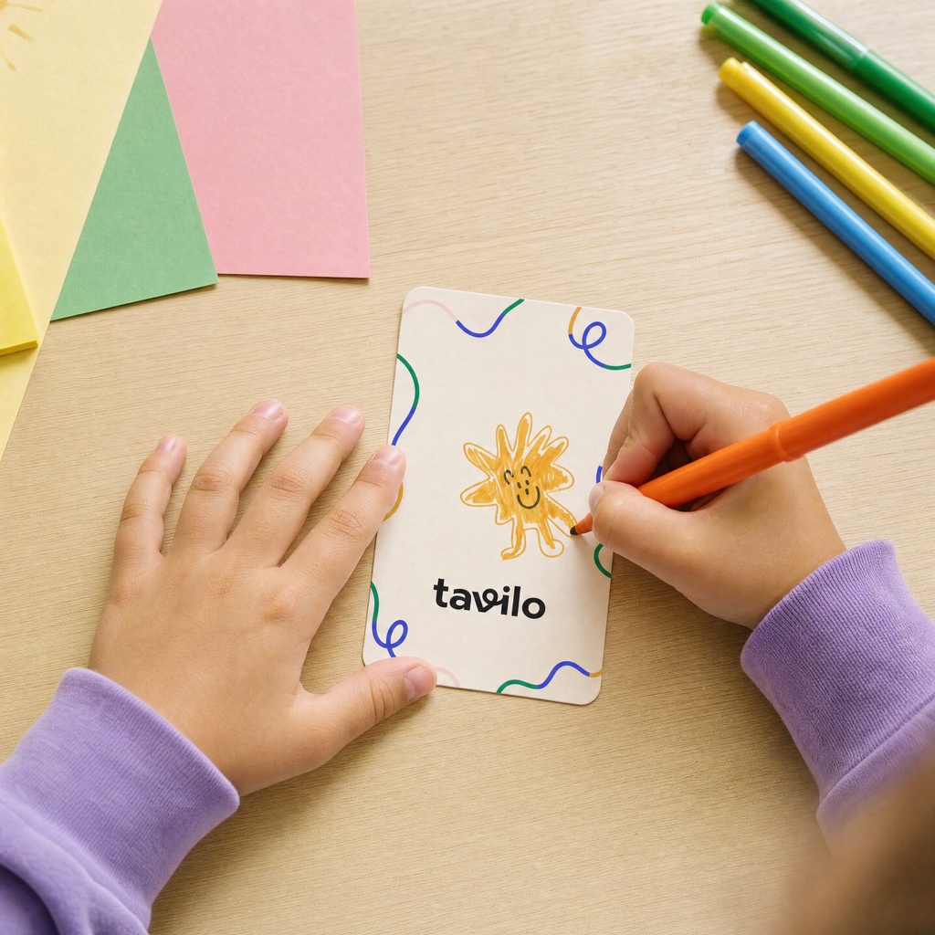 Tavilo Starter-Set – 5 wiederverwendbare Hörkarten für Kinder